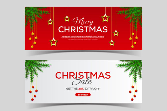 Christmas Banner: Graphic Templates for Festive Branding