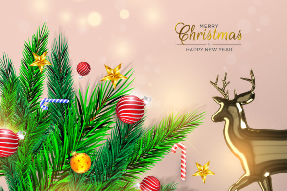 Christmas Ornament and Background Design