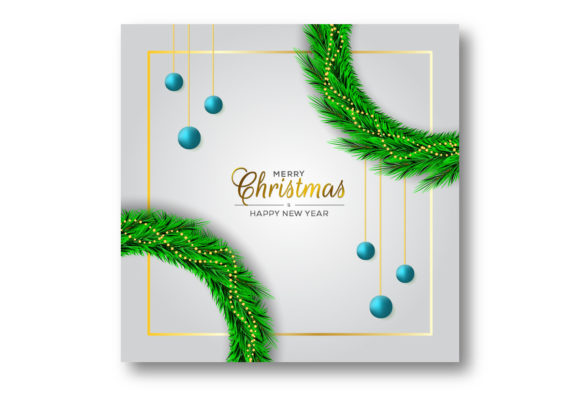 Christmas Wreath Vector: A Graphic Template for Seasonal Blog and Web Design