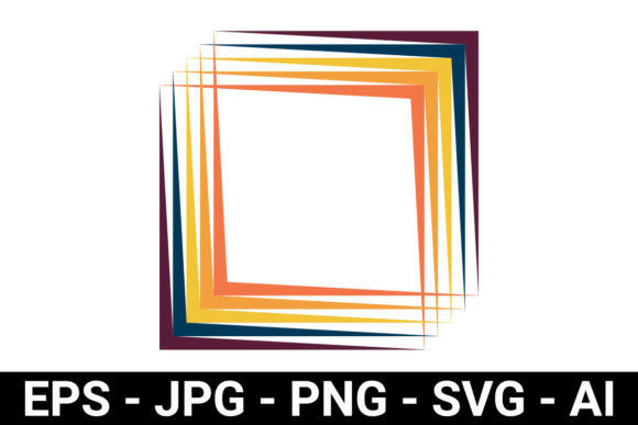 Colorful Abstract Frame for Background