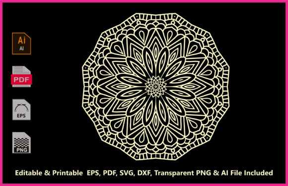 Mandala Coloring Pages and Books 14 Graphics