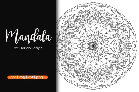 Mandala Design for Adult Coloring Page Graphics and Coloring Pages Amp