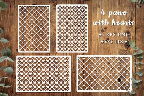Openwork Stencils for Panels with a Latt: Graphics & Crafts for Small Business Branding