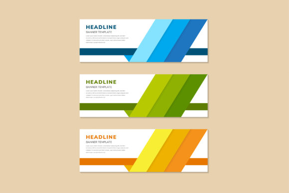 Paper Cut Horizontal Web Banner Diagonal: Graphics for Digital Sellers