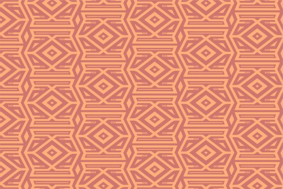 Pastel Zig Zag Triangle Square Pattern Graphics