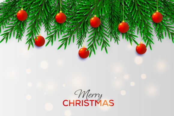 Realistic Christmas Background Vector for Handmade and Print-on-Demand Graphics