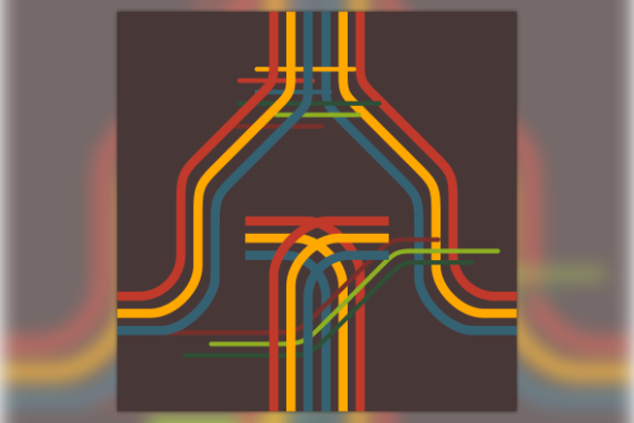 Retro Rainbow Stripes Seamless Pattern