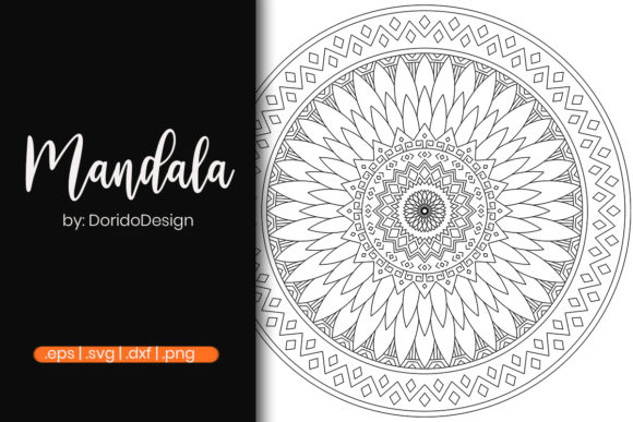 Tribal Mandala for Adult Coloring Page Graphics and Coloring Pages Amp